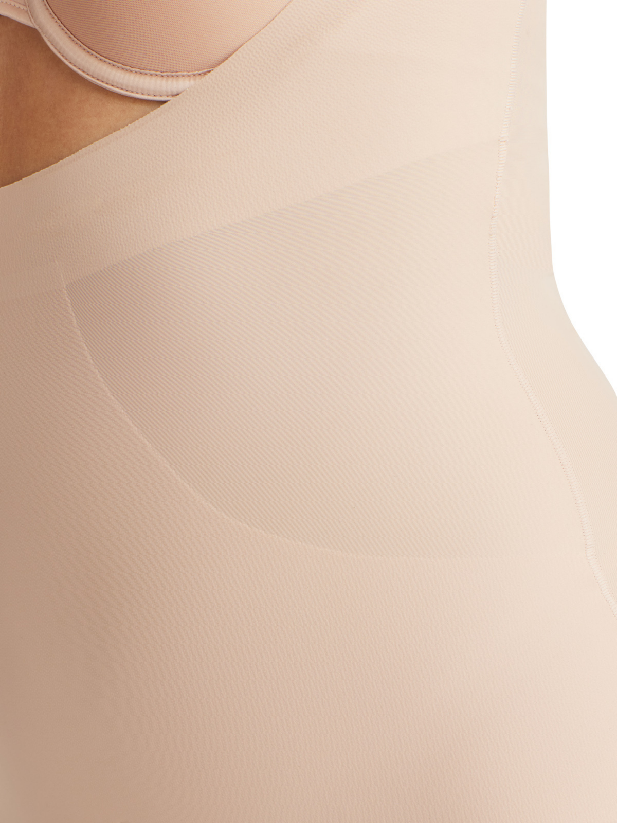 Close-up detail of bonded bust support on Revive Smooth UB Bodysuit showing gentle shaping and smooth seam-free finish.