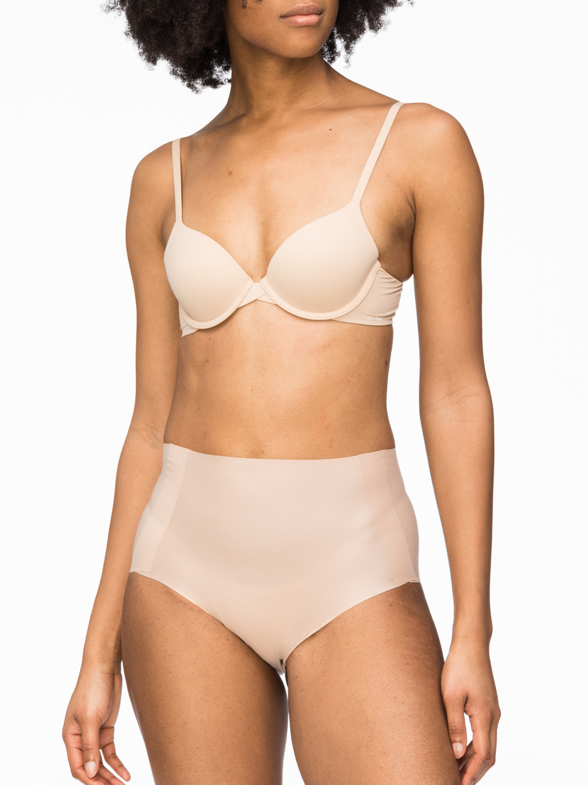 Body Light Waisted Brief in Warm Taupe by Nancy Ganz