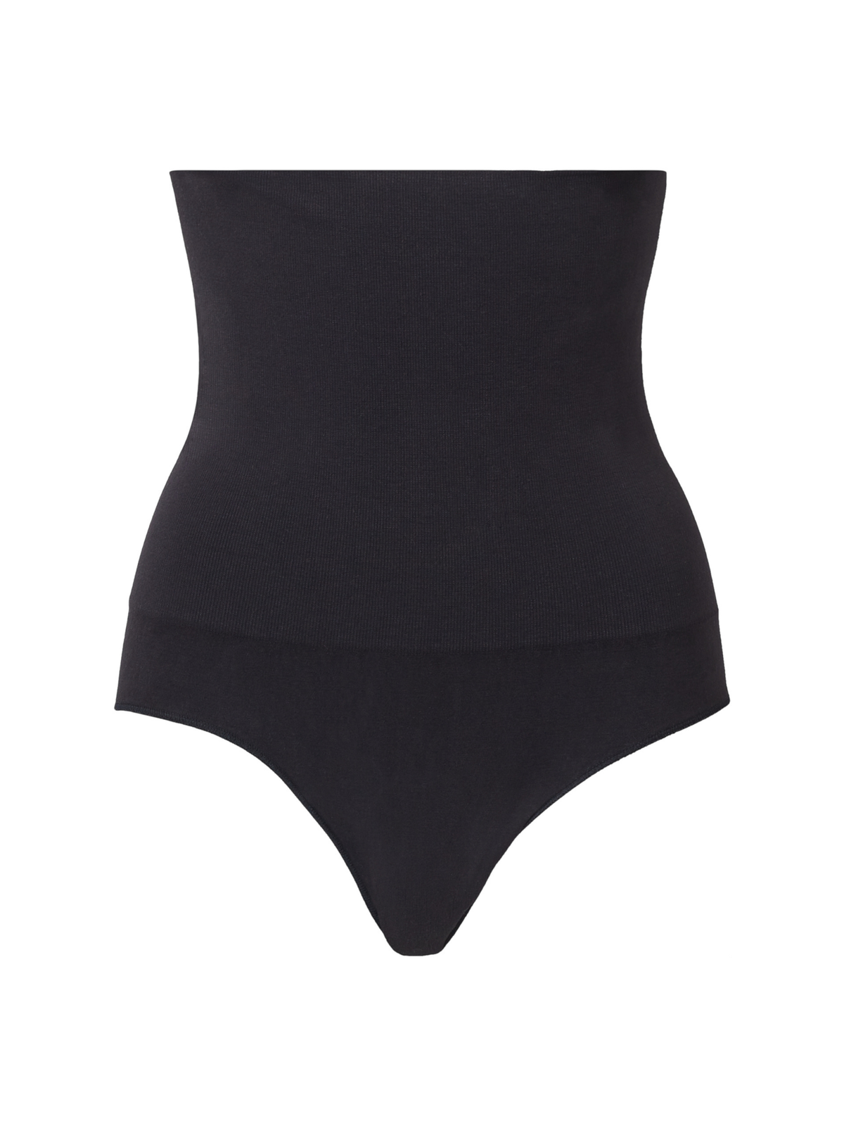Front view of Bamboo Essentials High Waisted Brief highlighting natural fibers, firm control, and seamless shaping for upper torso and waist.