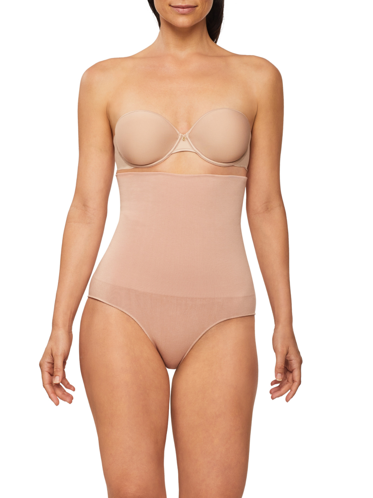 Bamboo Essentials High Waisted Brief in Mahogany by Nancy Ganz
