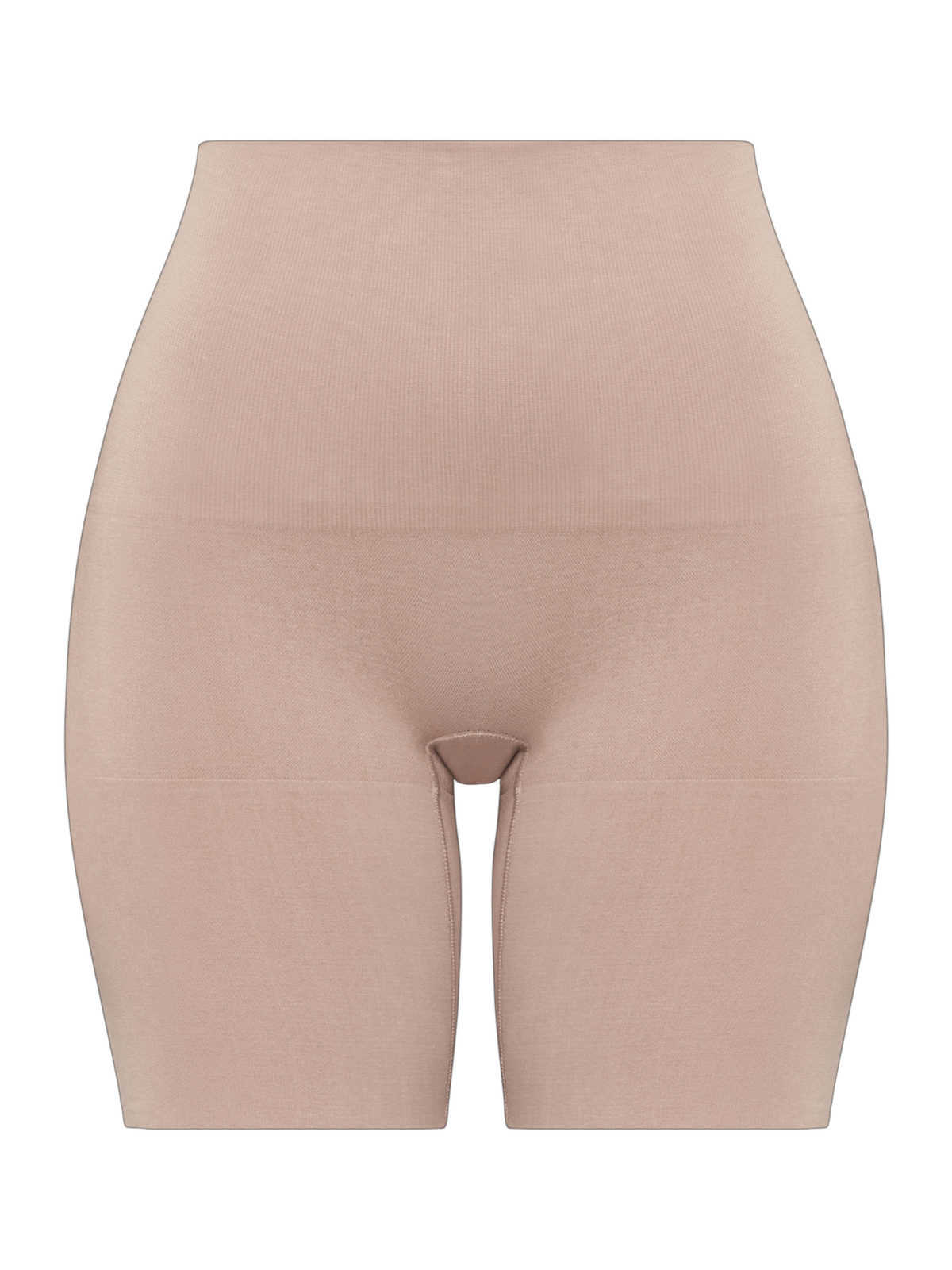 Front close-up of Nancy Ganz Bamboo Essentials shaper showing soft bamboo-rich yarns and firm control panels for all-day comfort.