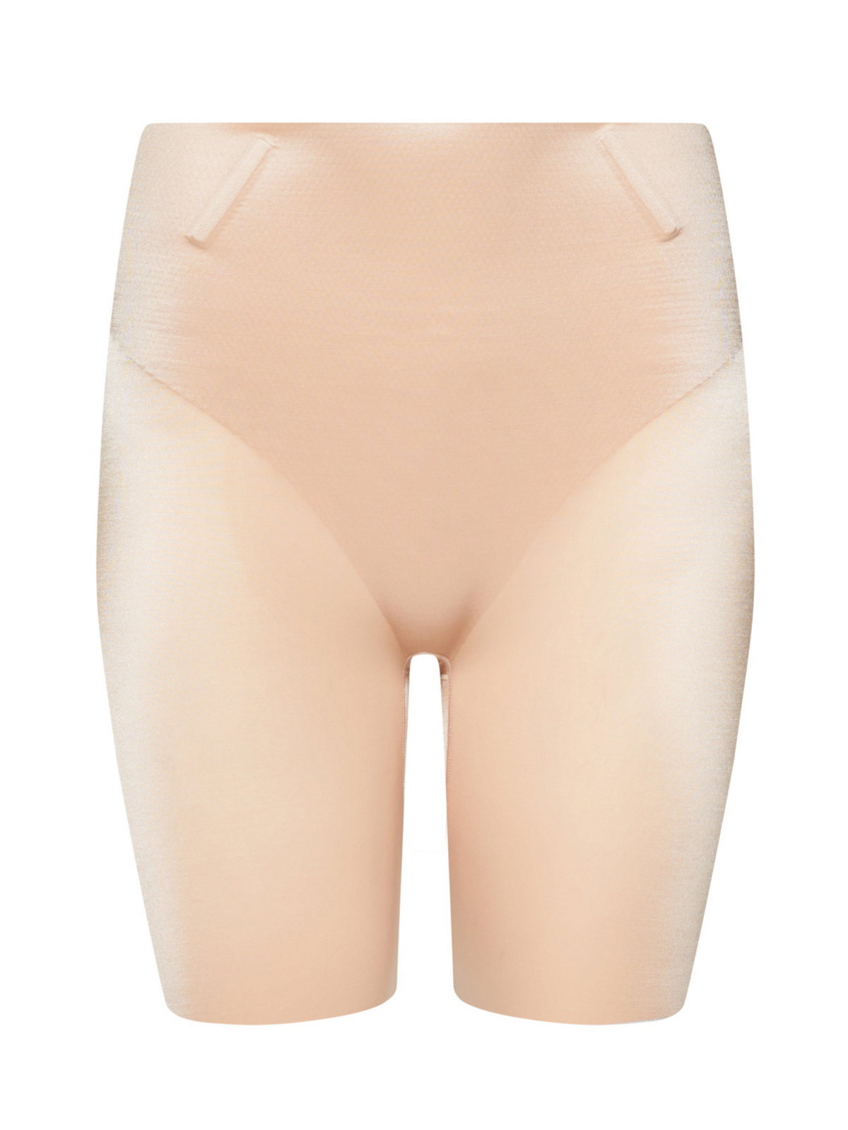 Front angled shot of Nancy Ganz Body Skiins Thigh Shaper, delivering a smooth silhouette with invisible under-clothing support.