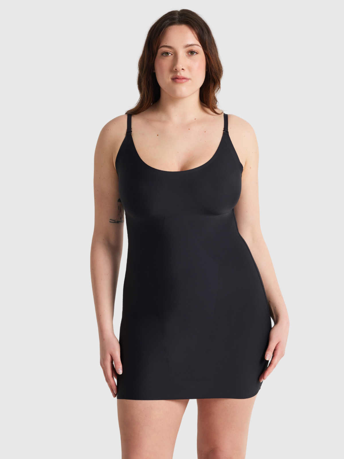 Revive Smooth Low Back Slip in Black by Nancy Ganz.