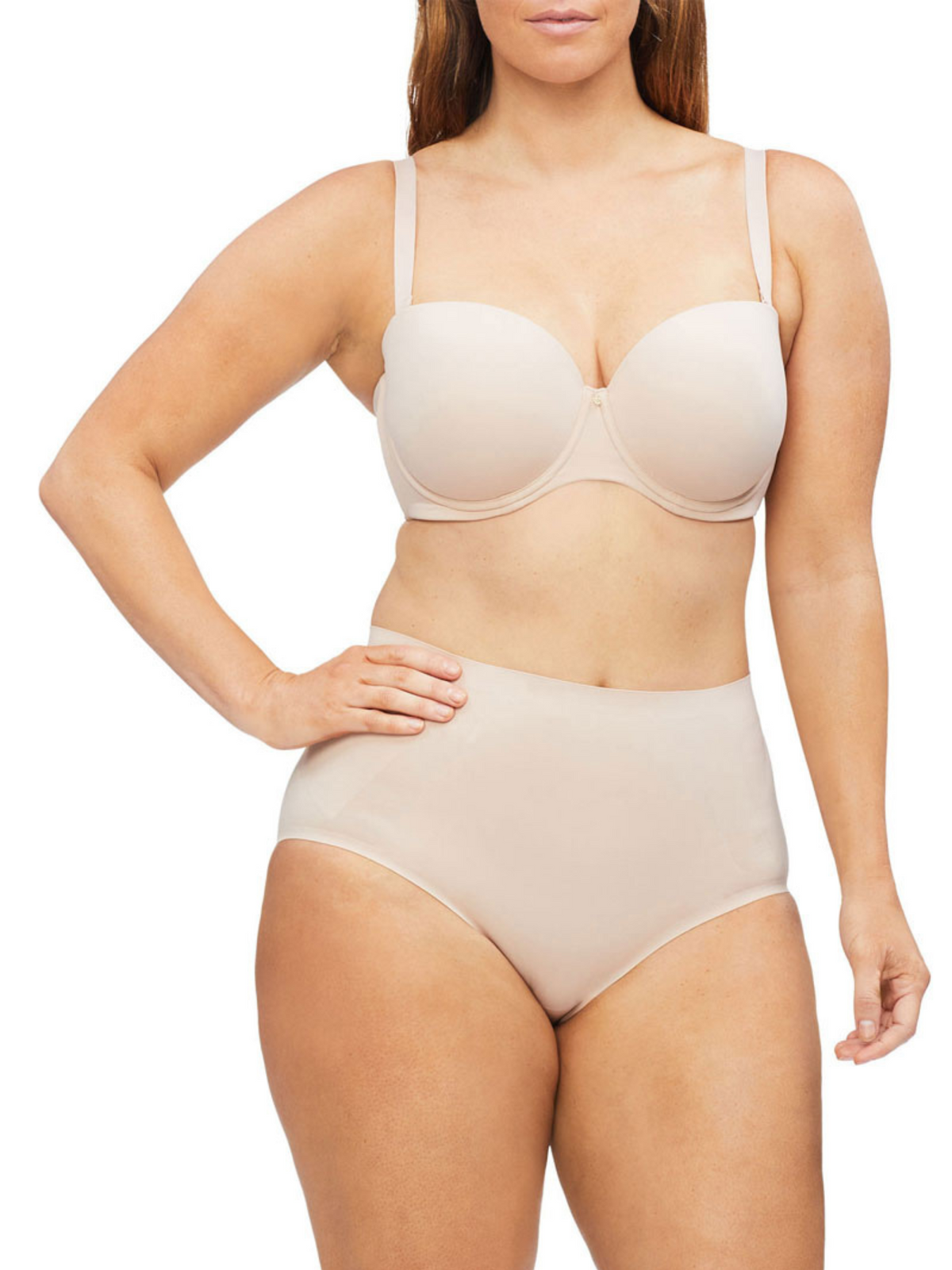 Nancy Ganz Body Define Strapless Bra with smooth seam-free cups and supportive fit