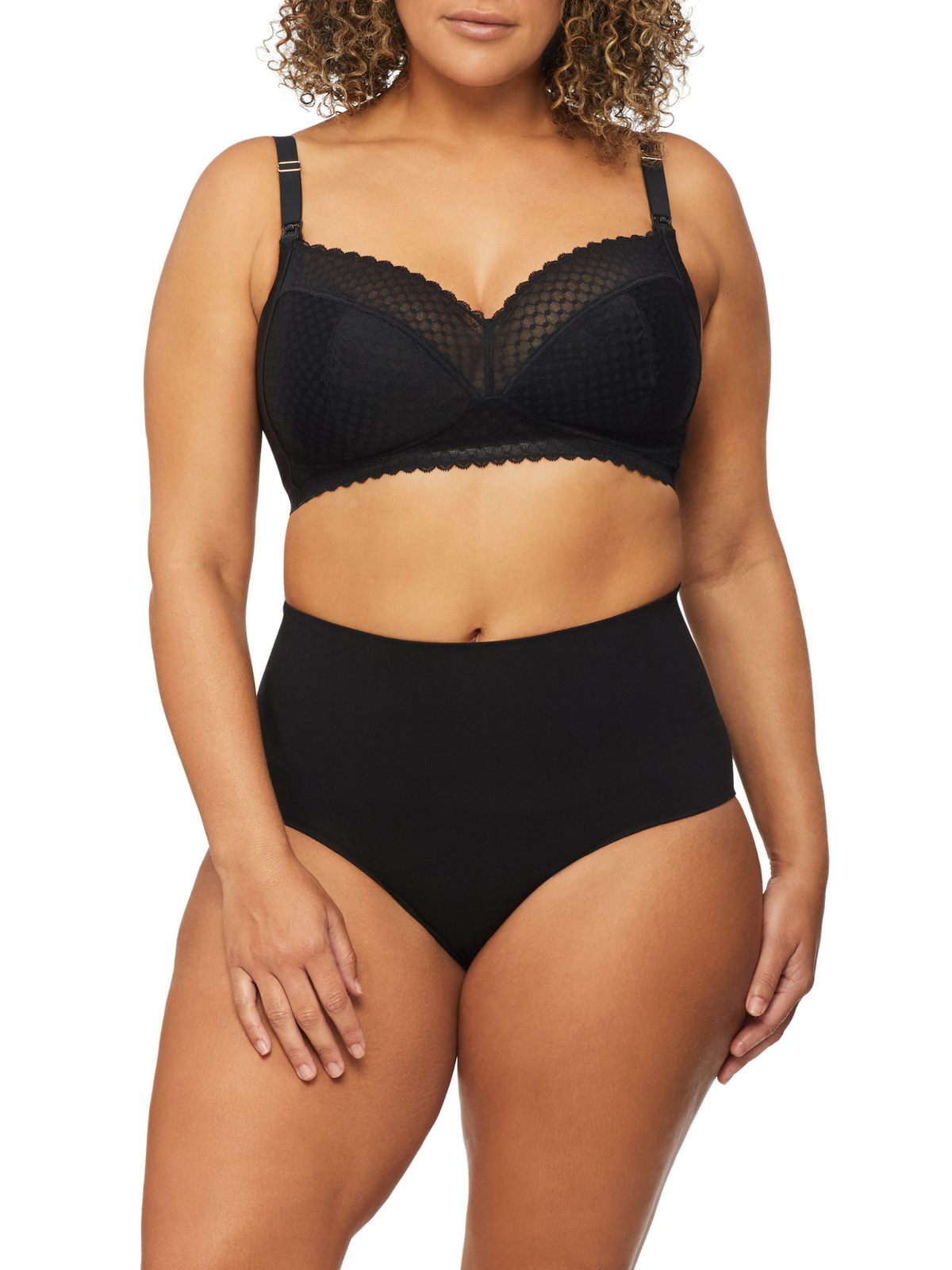 Revive Lace Maternity Bra in Black by Nancy Ganz