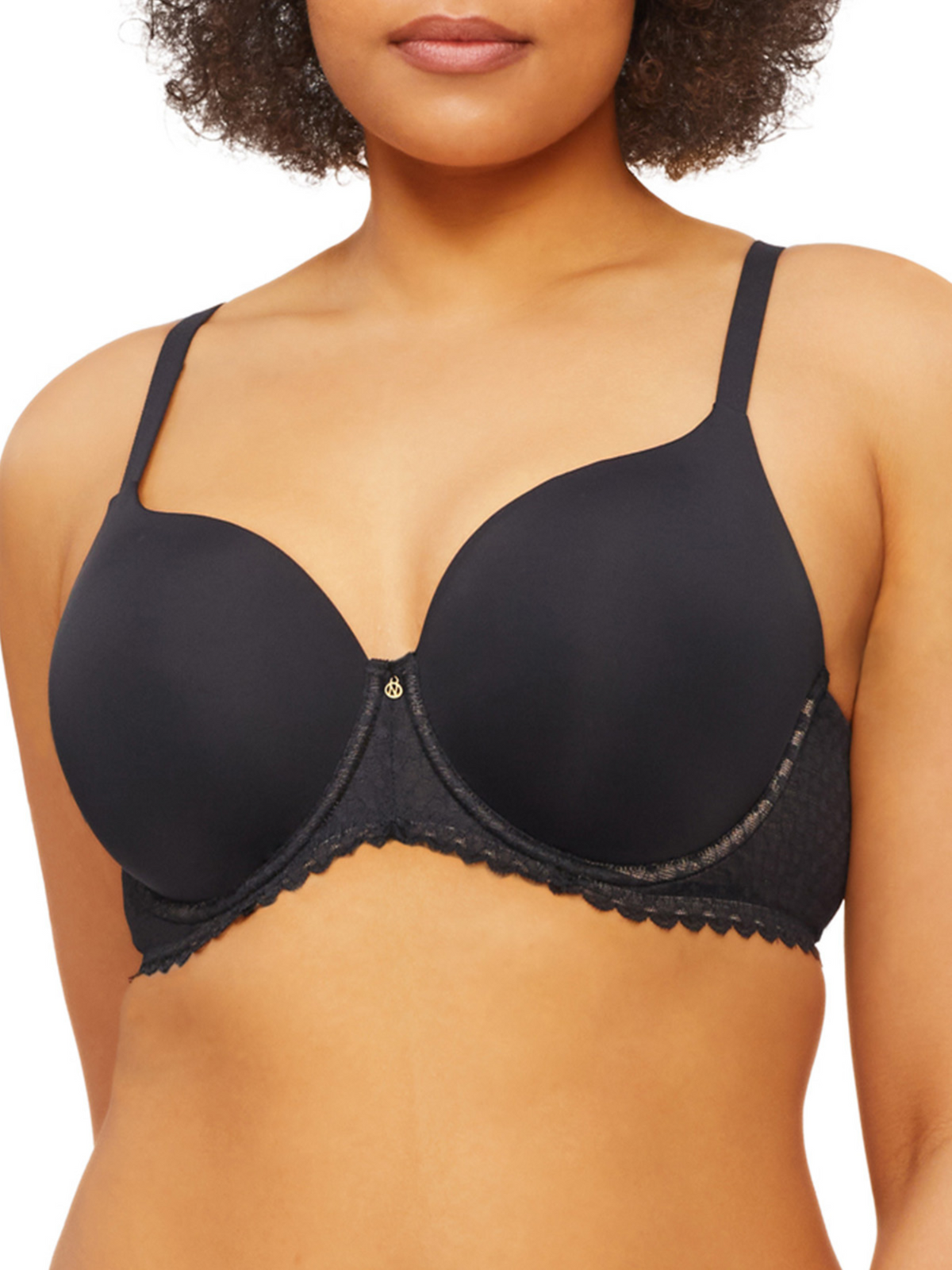 Revive Lace Full Coverage Bra in Black by Nancy Ganz