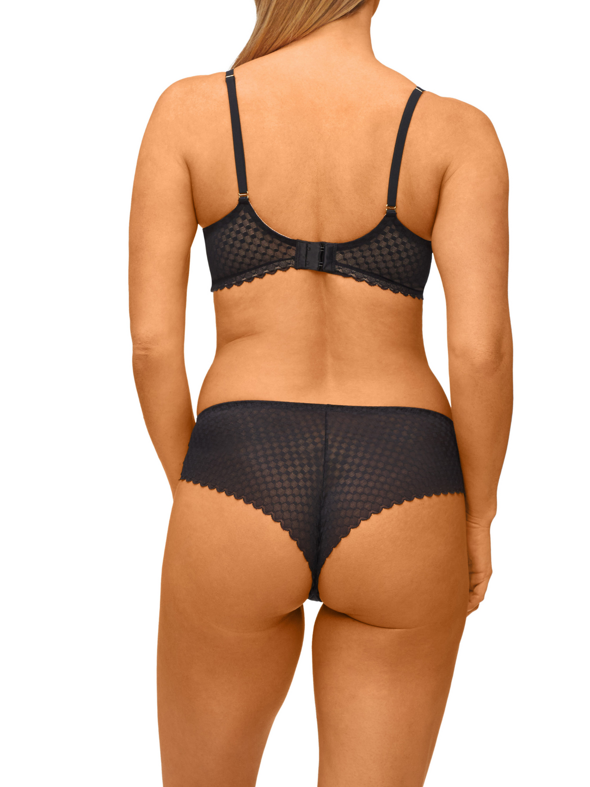 Back view of the Nancy Ganz Revive collection bra with smooth finish and adjustable comfort straps.