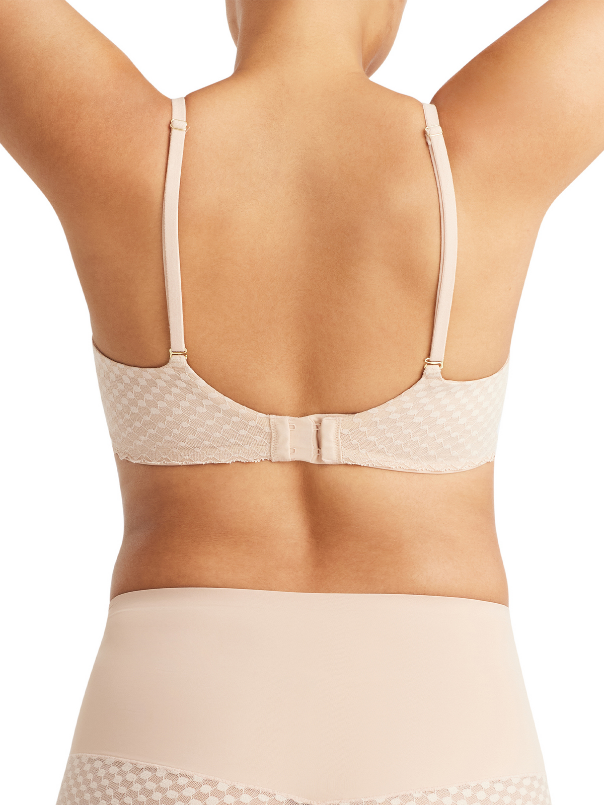 Nancy Ganz Revive Lace Contour Bra with sew-free comfort and soft textured adjustable straps
