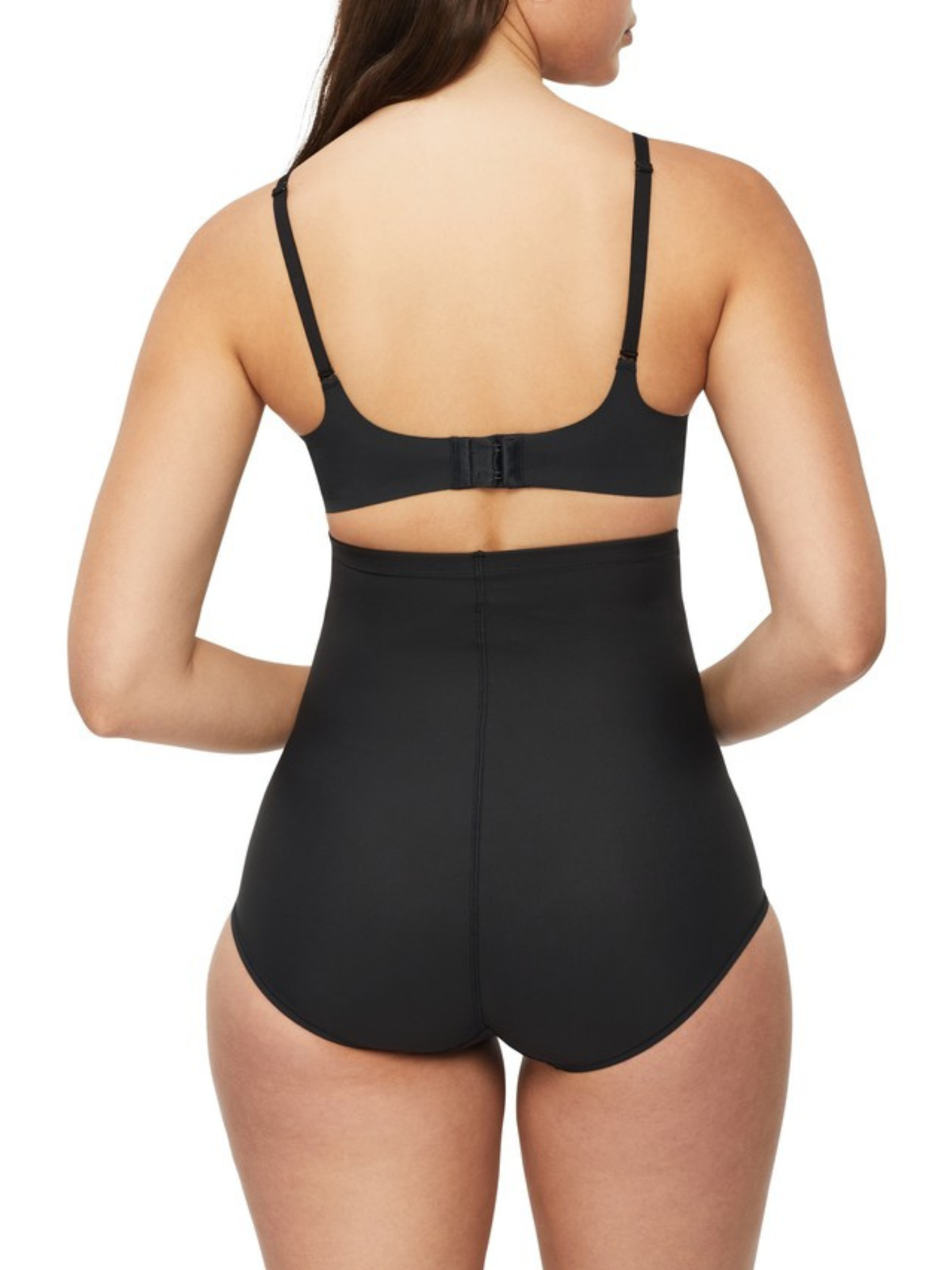 Back view of Nancy Ganz Body Sculpt High Waisted Brief, highlighting full coverage and contouring design.