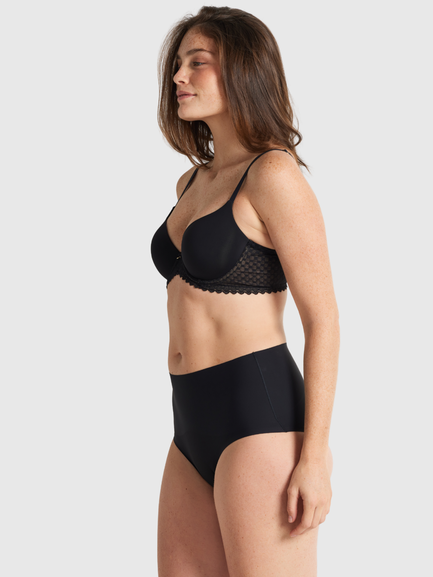 Revive Smooth Waisted Brief in Black by Nancy Ganz