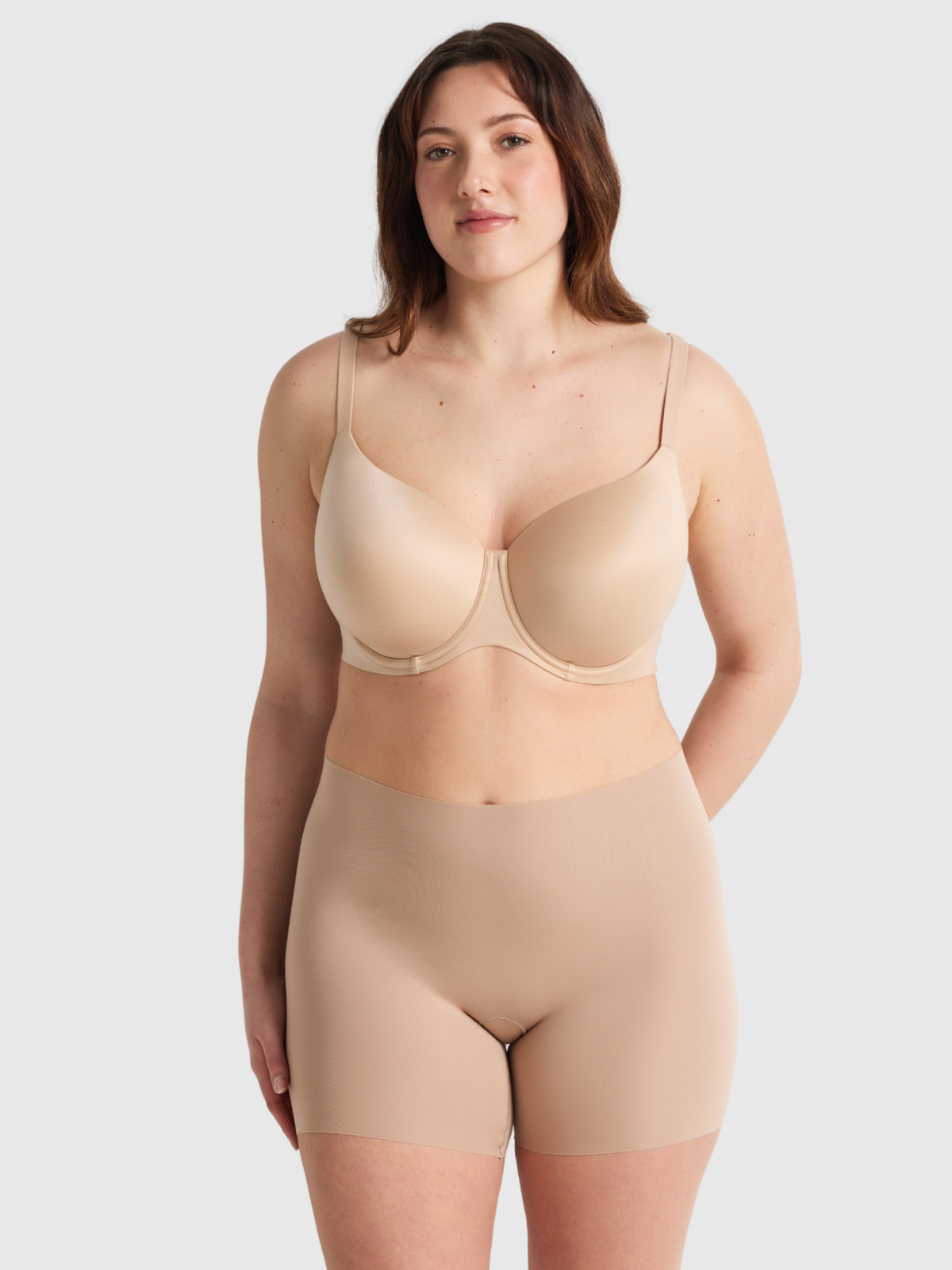 Body Smart W Short in Beige by Nancy Ganz.