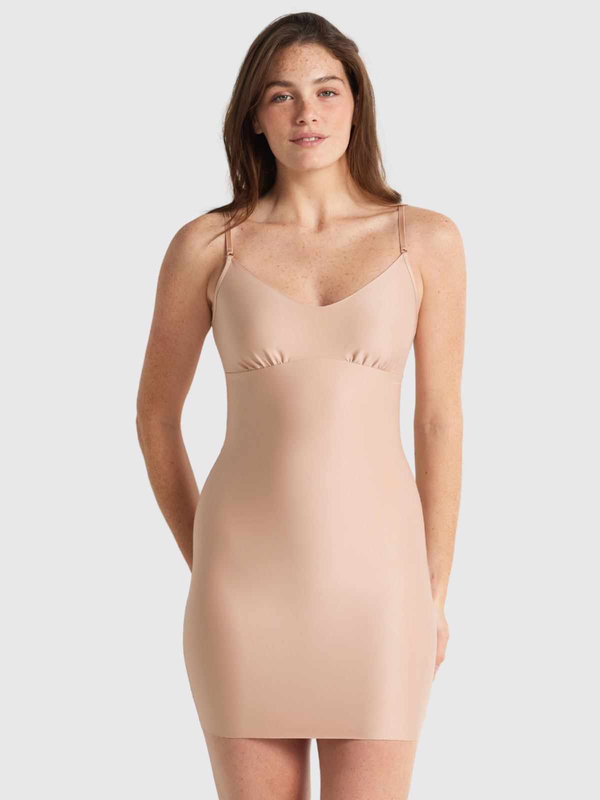 The Slip Edit Slip in Warm Taupe.