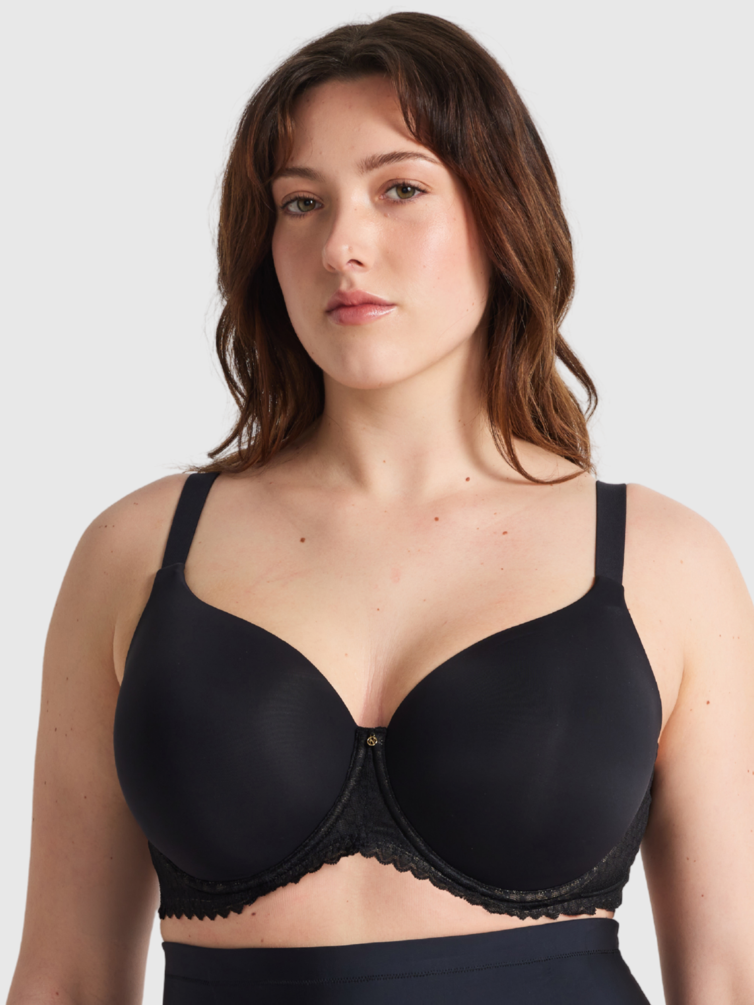 Revive Lace Full Coverage Bra in Black by Nancy Ganz