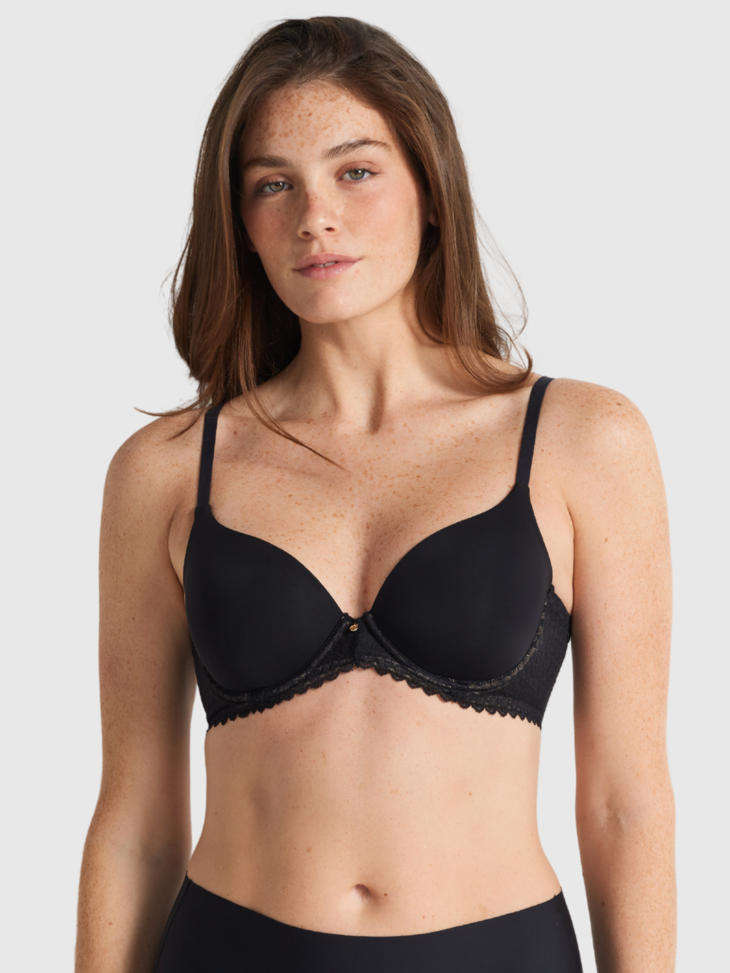 Revive Lace Contour Bra in Black by Nancy Ganz
