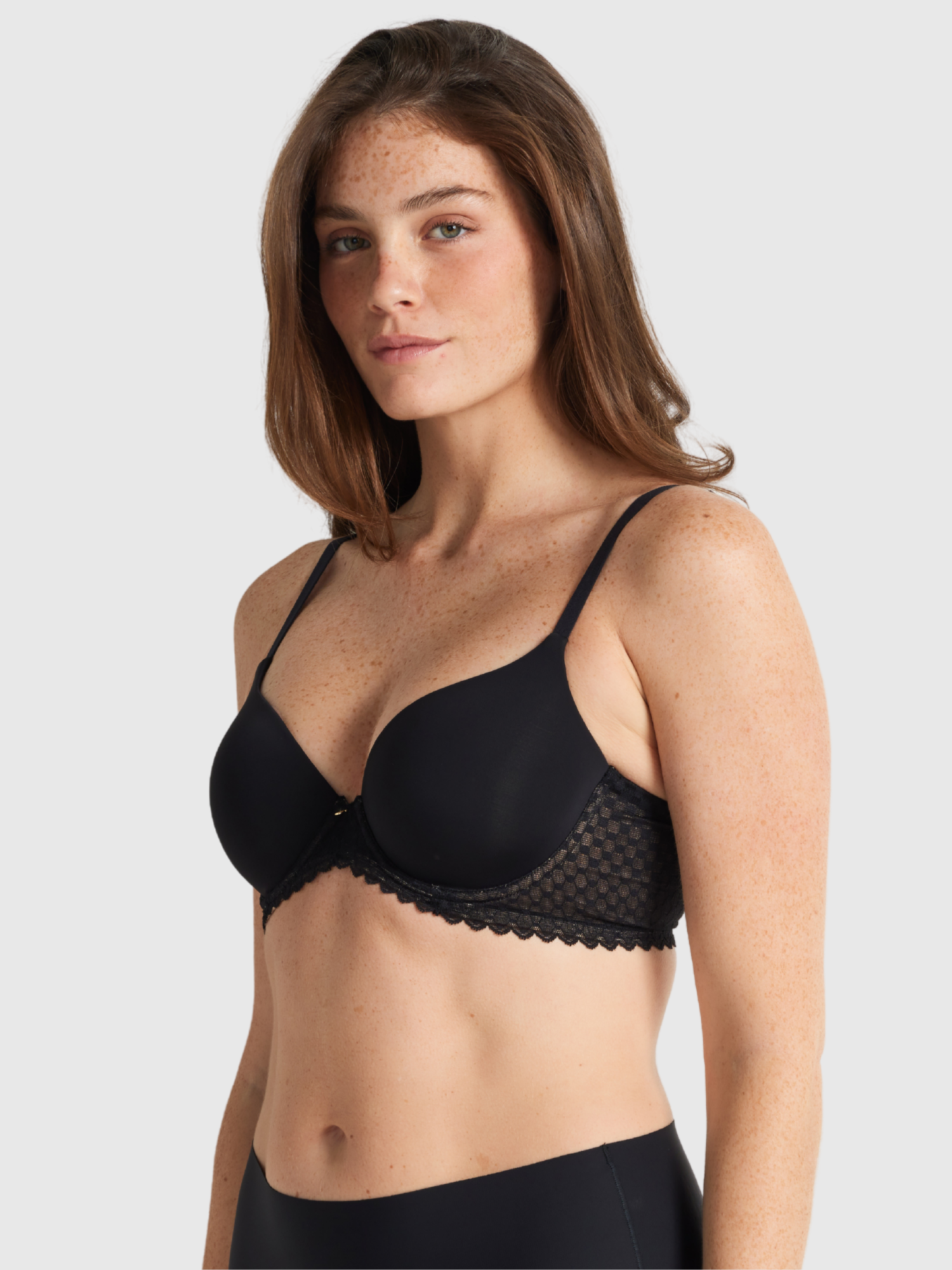 Revive Lace Contour Bra in Black by Nancy Ganz